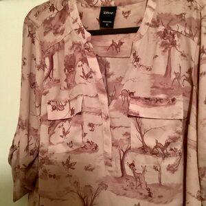DISNEY SIZE (0) BLOUSE. IN VERY GOOD CONDITION.